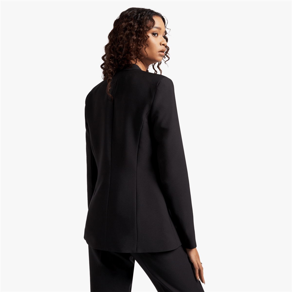 Collarless Blazer