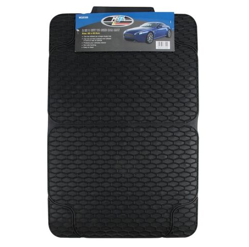 Motoquip MQ8389 1 x 2 in 1 Cut to Size Car Mat - Black (680 x 455mm)