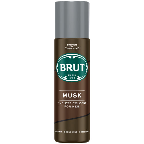 Brut Aerosol Deodorant Body Spray Musk 120ml