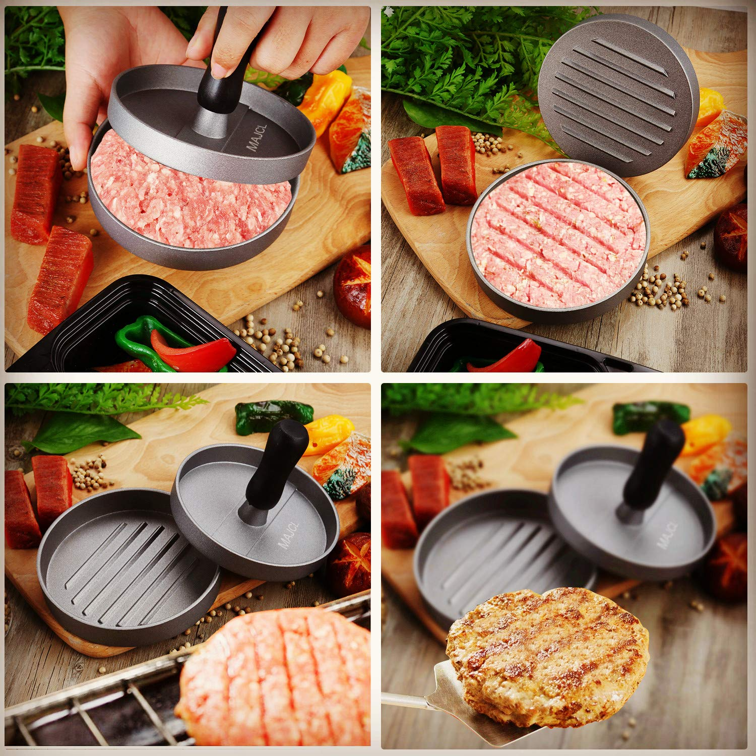 Homezaza Burger Meat Patty Presser