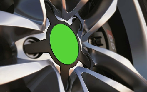 Custom Universal fit 50mm Alloy Wheel Centre Cap Badges 22 Colours