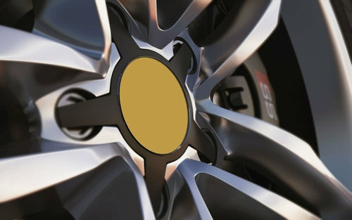Custom Universal fit 50mm Alloy Wheel Centre Cap Badges 22 Colours