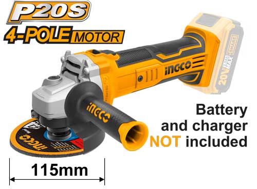 CAGLI1151Lithium-Ion angle grinder