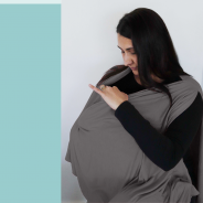 Snuggleroo 3-in-1 Feeding Scarf - Charcoal