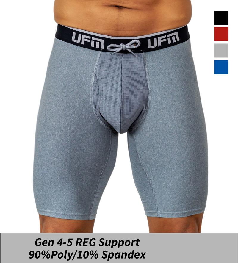 REG Support 9 Inch Boxer Briefs Polyester Gen 4-5 Available in Black,