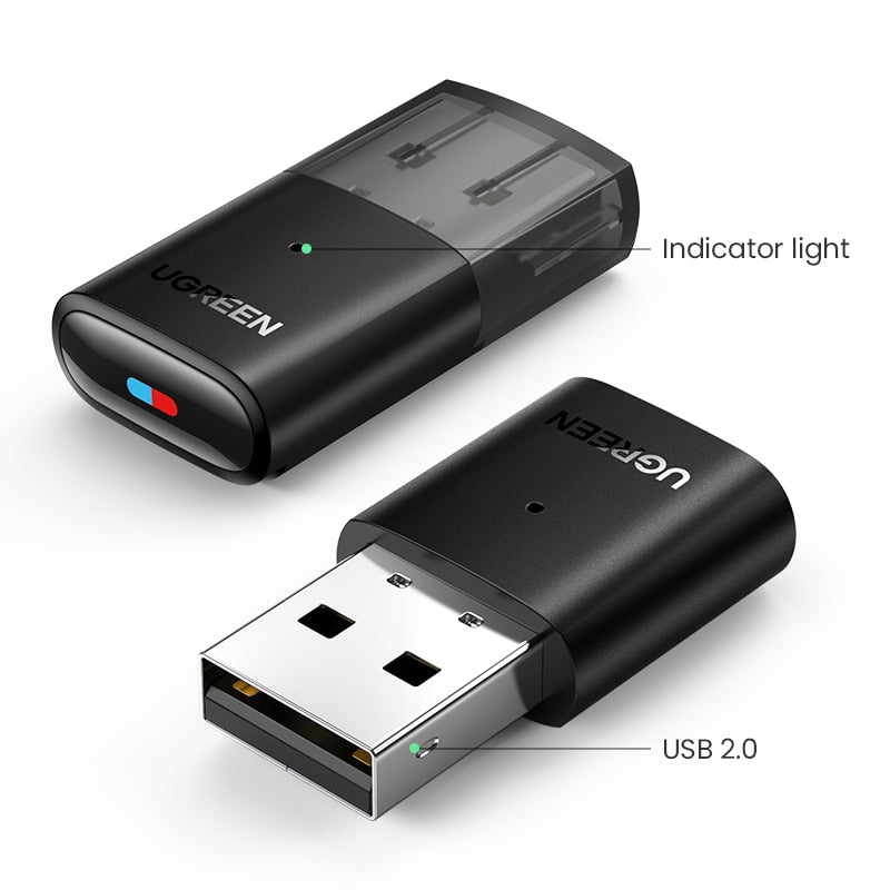 UGREEN USB Bluetooth 5.0 Transmitter Audio Adapter For Airpods PC