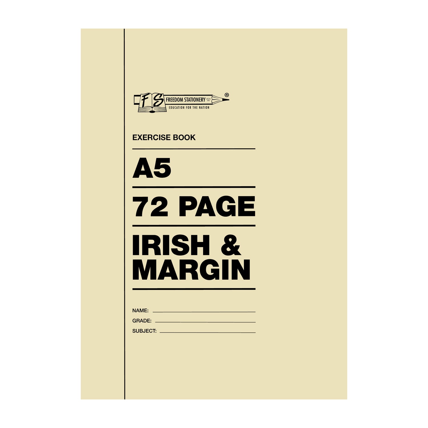 Freedom Stationery A5 Exercise Books 72 Pages I/M