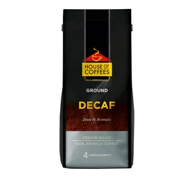 House Of Coffees  Pure Ground Coffee Caffeine Free  (1  x 250g)
