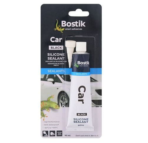Bostik Car Silicone - Black 90ml