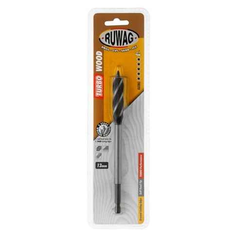 Ruwag 13mm Turbo Wood Drill Bit