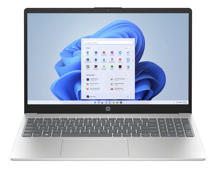 HP 15s AMD® Ryzen™ 5 7520U 16GB RAM 512GB SSD Storage Laptop