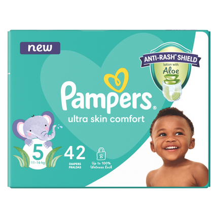 Pampers Baby Dry Size 5, 42 Nappies