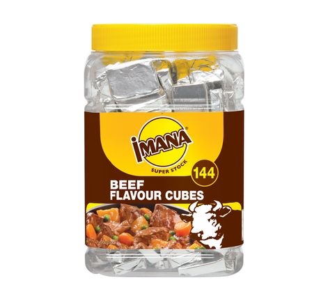 Imana Stock Cubes Jar Beef 144's