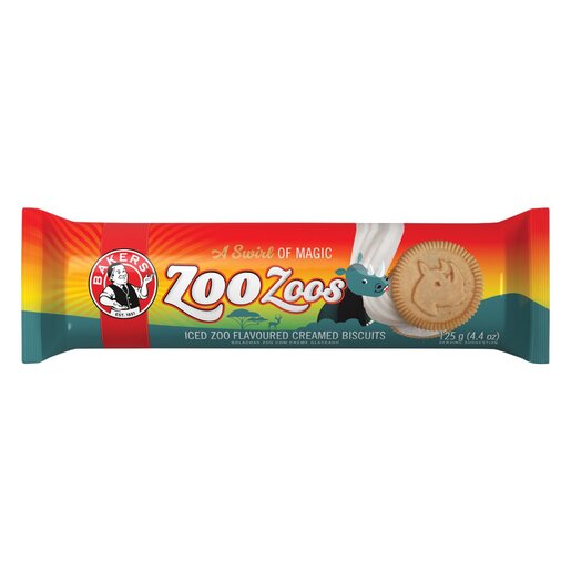 Bakers Zoo Zoos Cream Sandwich Biscuit  (125 g)