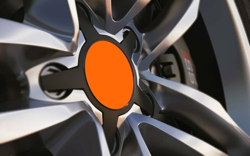 Custom Universal fit 50mm Alloy Wheel Centre Cap Badges 22 Colours