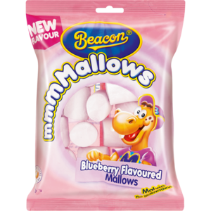 Beacon Blueberry Flavoured Marshmallows 150g