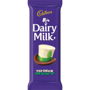 Cadbury Dairy Milk Top Deck Mint Chocolate Slab 80g