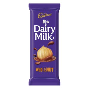 Cadbury Dairy Milk Whole Nut Chocolate Slab 80g