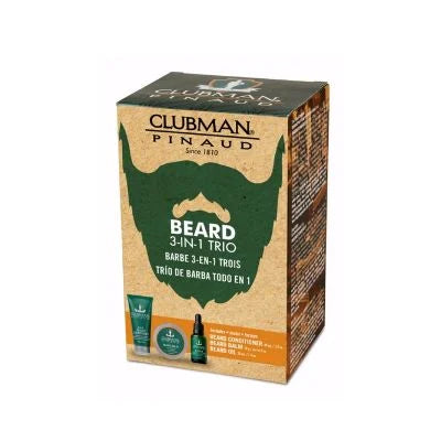 Clubman 3pc Beard Pack