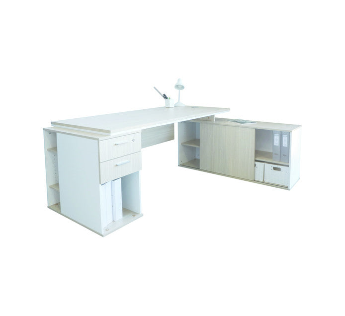 Elite Platinum L-Combo Desk RHS