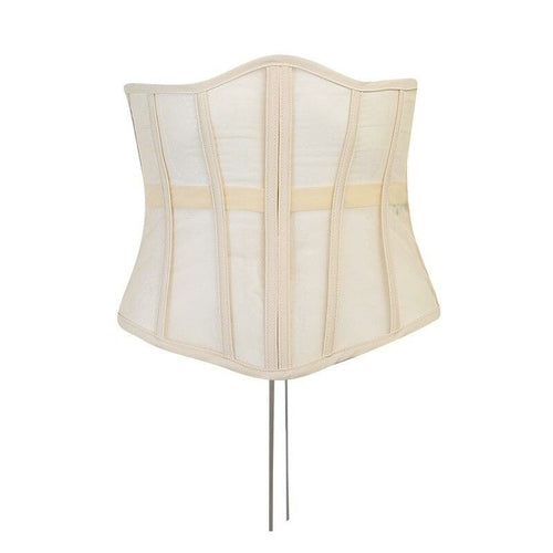 Strapless Tube Mesh See Through Crop Top