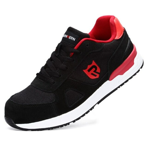 LARNMERN Safety Breathable Lightweight Shoes Steel shoes Toe Work