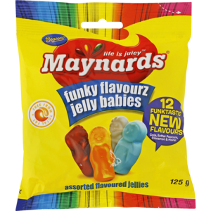 Maynards Funky Flavourz Jelly Babies 125g