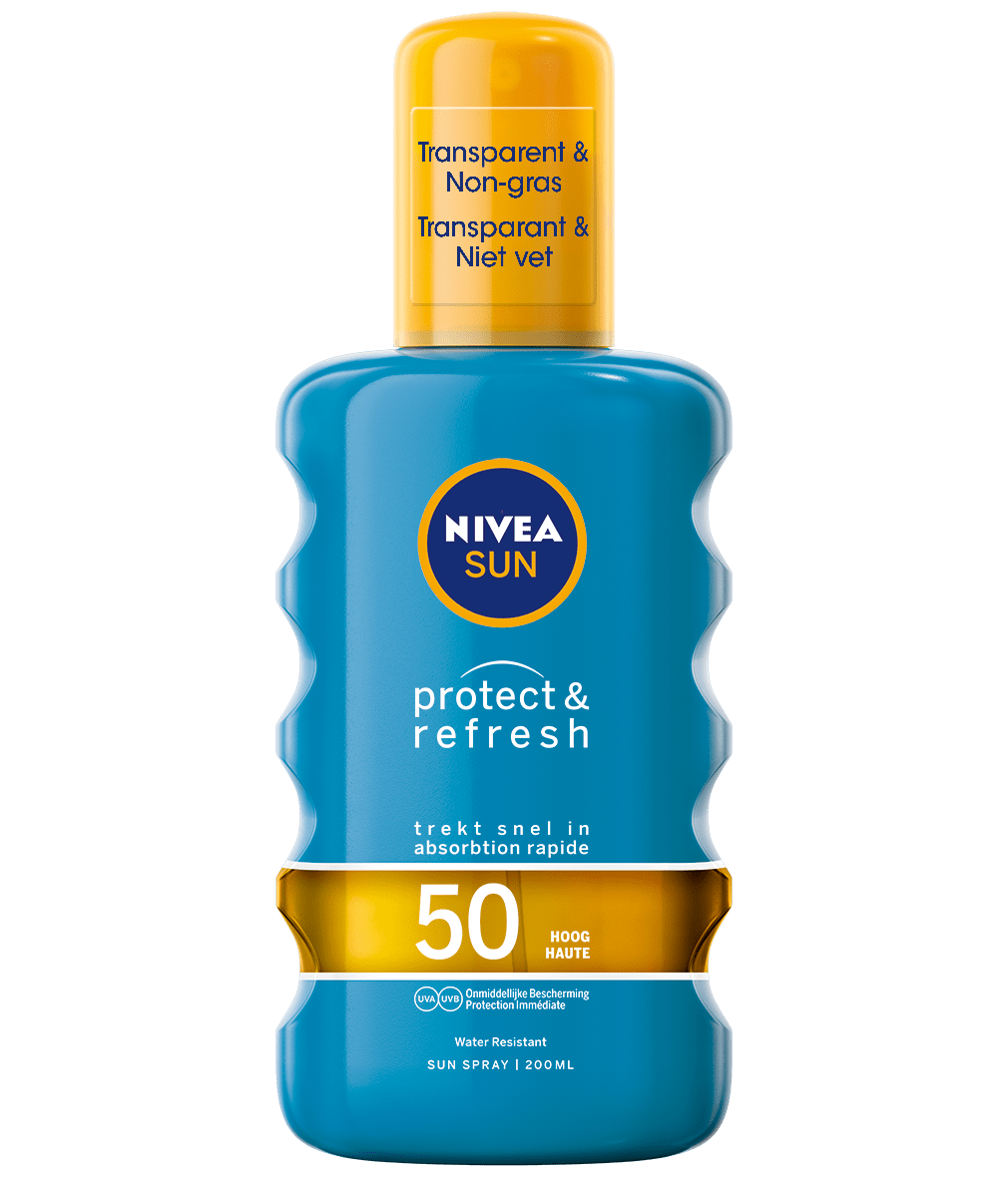 Nivea Sun Protect & Refresh Invisible Cooling Spray Spf50 Sunscreen 200ml - myhoodmarket