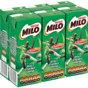 Nestl√© Milo Malt Chocolate Flavoured Energy Drinks 6 x 200ml