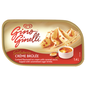 Ola Gino Ginelli Gelateria Cr√©me Brul√©e Ice Cream 1.4L