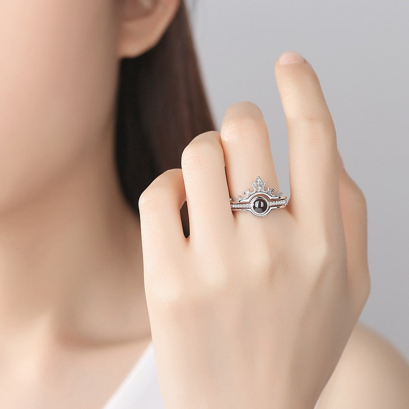 Rose Gold&Silver 100 languages I love you