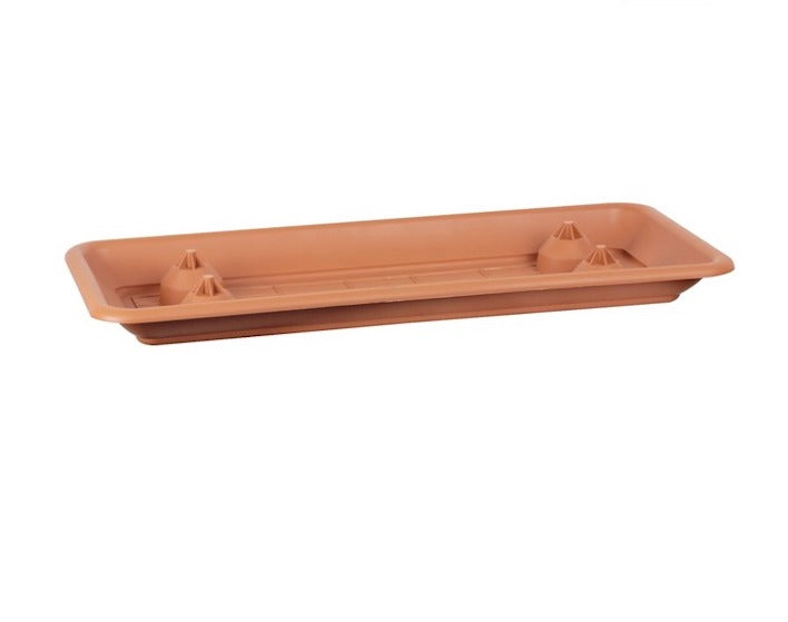 Sanscape Ducale Flower Box Saucer - Terracotta (600mm)