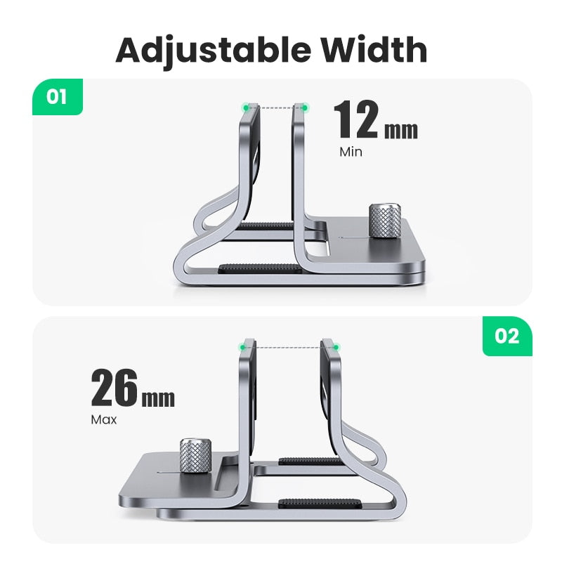 UGREEN Vertical Laptop Stand Holder For MacBook Air Pro Aluminum