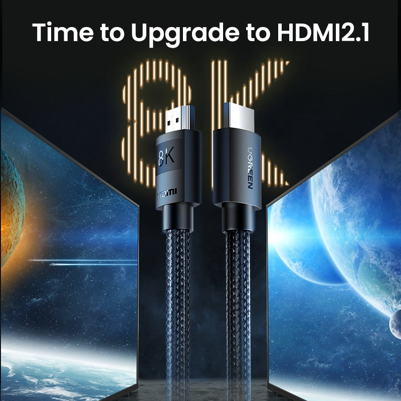 Ugreen HDMI 2.1 Cable Ultra High speed 8K/60Hz 4K/120Hz for Xiaomi Mi