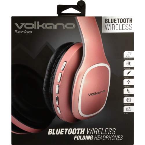 Volcano Phonic Series On Ear Bluetooth Headphones - myhoodmarket