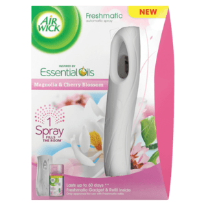 Airwick Freshmatic Magnolia & Cherry Blosson Automatic Air Freshener 250ml - myhoodmarket