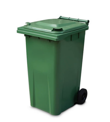 240 Litre Wheelie Bin | Green