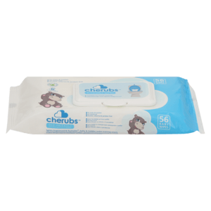 Cherubs Lightly Fragrance Flushable Wipes 56 Pack - myhoodmarket