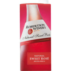 Robertson Winery Natural Sweet Ros√® Box 1L - myhoodmarket