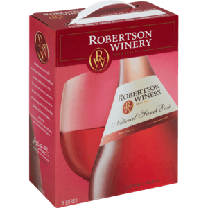 Robertson Winery Natural Sweet Ros√© Wine Box 3L - myhoodmarket