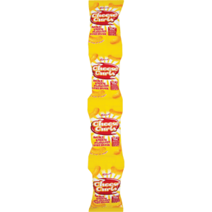 Willards Cheese Curls Double Cheese Flavoured Maize Snack 4 x 14g - myhoodmarket